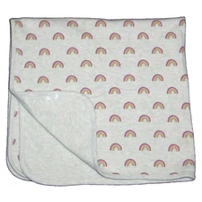 Gymboree Outlet 2018 Cotton Rainbow Baby Receiving Blanket Security Lovey