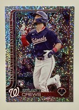 2025 Topps Series 1 Celebration Dylan Crews Confetti Foil Parallel Rookie #74