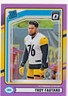 Panini Donruss - 2024 Rated Rookie Troy Fautanu #360 Optic Preview Pink Prizm