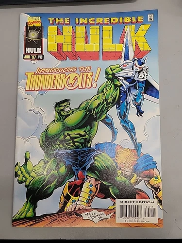 Incredible Hulk #449 Marvel Comics MCU 1997 1st App Thunderbolts