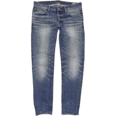 G-Star 3301  Herren Blau Tapered Regular  Jeans W33 L34 (63996)