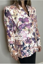 Just Cavalli Flowers Blazer Size: 46 Women  s