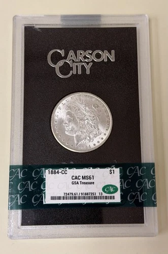 1884-CC Carson City Morgan Silver GSA MS61