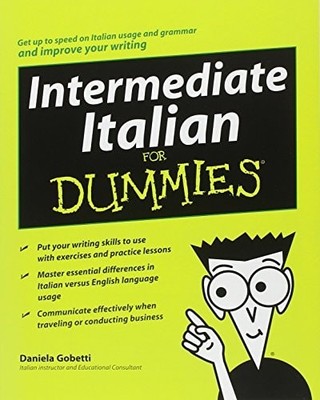 Intermediate Italian For Dummies (For Dummies Series), Gobetti, Daniela, Good Bo