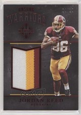 2017 Panini Majestic Unsung Warriors Materials Red /10 Jordan Reed #UW-30 1i0
