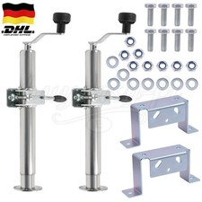 Schiebestützen Set Haltewinkel für PKW Anhänger Humbaur Steely und Startrailer