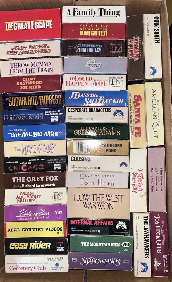5,000+ VHS Tape Lot Pick & Choose $5 Flat Ship VHS TREASURE HUNT OOP Western VHS - Image 4 of 4