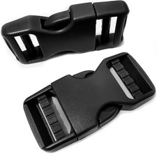 Buckle 1" Wide Inside, Quick Side Release Buckle for 1 inch/25mm Webbing Straps,