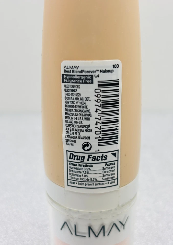 Almay Best Blend Forever Makeup SPF 40-100 Porcelain - Image 2 of 4