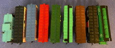 Lot of 9, HO Scale/Gauge Railroad Rolling Stock/Box Car/Train Cars/lotC9