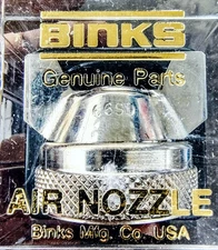 Binks OEM 46-6020 G650 Air Nozzle 66SD Industrial Spray Gun Tip QTY: 9 Available