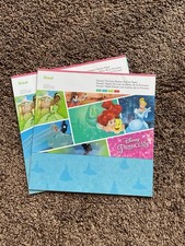 Tampons papier de luxe Cricut Disney Princess Dreams NEUF