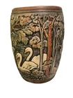 Weller Pottery Knifewood earthenware vase