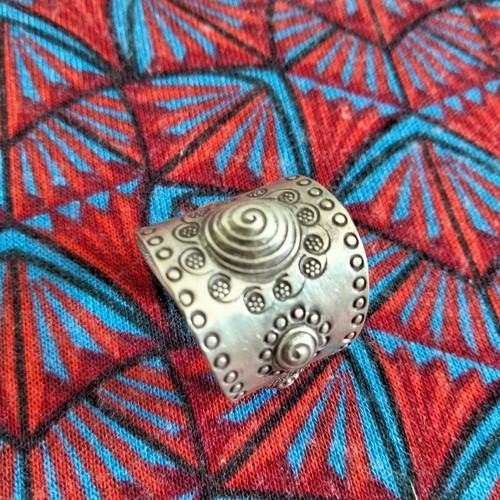 Fine Silver Rings 925 Argento Anello Vintage Jewelry Craft Artisan R641010 - Picture 2 of 5