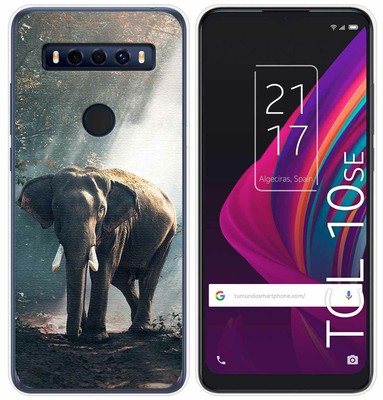 Funda Gel Tpu Tcl 10 Se Diseño Pajaritos con Ofertas en | Ofertas Online