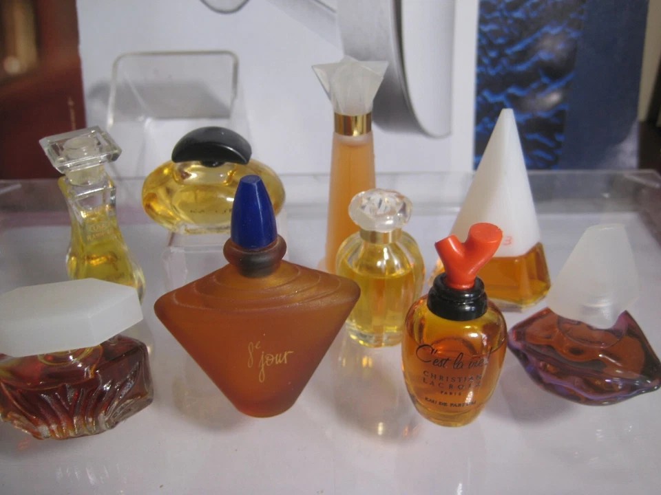 🎁lote Vintage mini Christian Lacroix C'est La vie Yves Rocher 8e Jour Caesars Foto 2 de 4