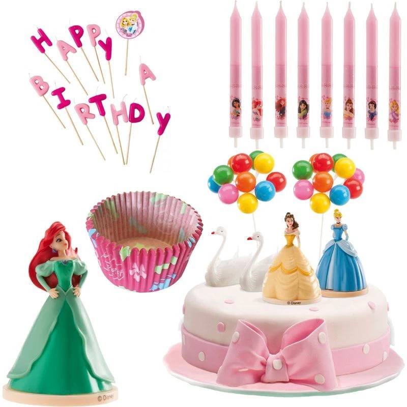 Disney Princesse Décoration De Gâteau Pour Fête D'Anniversaire D'Enfant - Photo 1/1