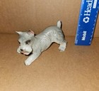 VINTAGE 1960'S LEFTON PLAYFUL SCHNAUZER DOG PORCELAIN FIGURINE~MINT CON. w/LABEL