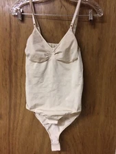 Bodyeffect by Intimidea NWOT Beige M/L One Piece Shapewear Bodysuit