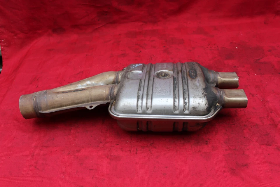 02-08 BMW 745 750 E65 E66 ESCAPE RESONADOR SECCIÓN MEDIA CENTRO SILENCIADOR SILENCIADOR Foto 4 de 4