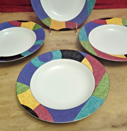 Mikasa California Porcelain Currents Bowls #5101 Set Of 4 Cereal Soup Salad - Picture 7 of 15