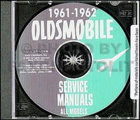 1961 1962 Oldsmobile Shop Manuell CD Cutlass F85 Olds Service Reparatur Cd-Rom