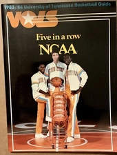 1983/84 - Tennessee Vols Basketball Media Guide - Don DeVoe - Willie Burton
