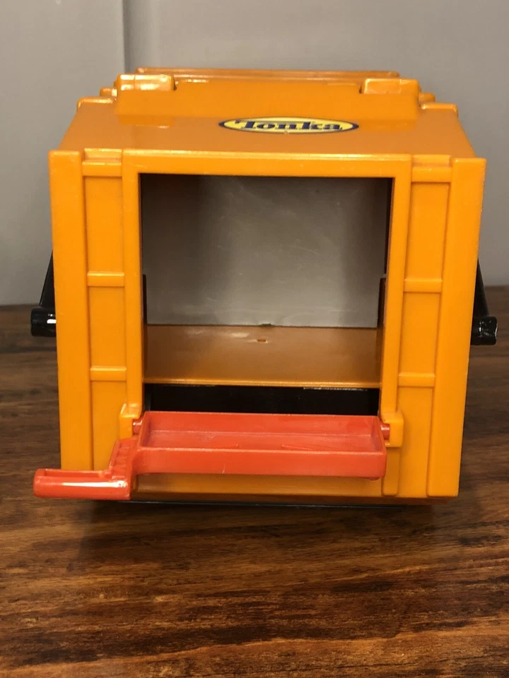 Camión de basura Funrise Tonka 2011 verde y naranja 2002 residuos sanitarios 16" Hasbro Foto 4 de 4