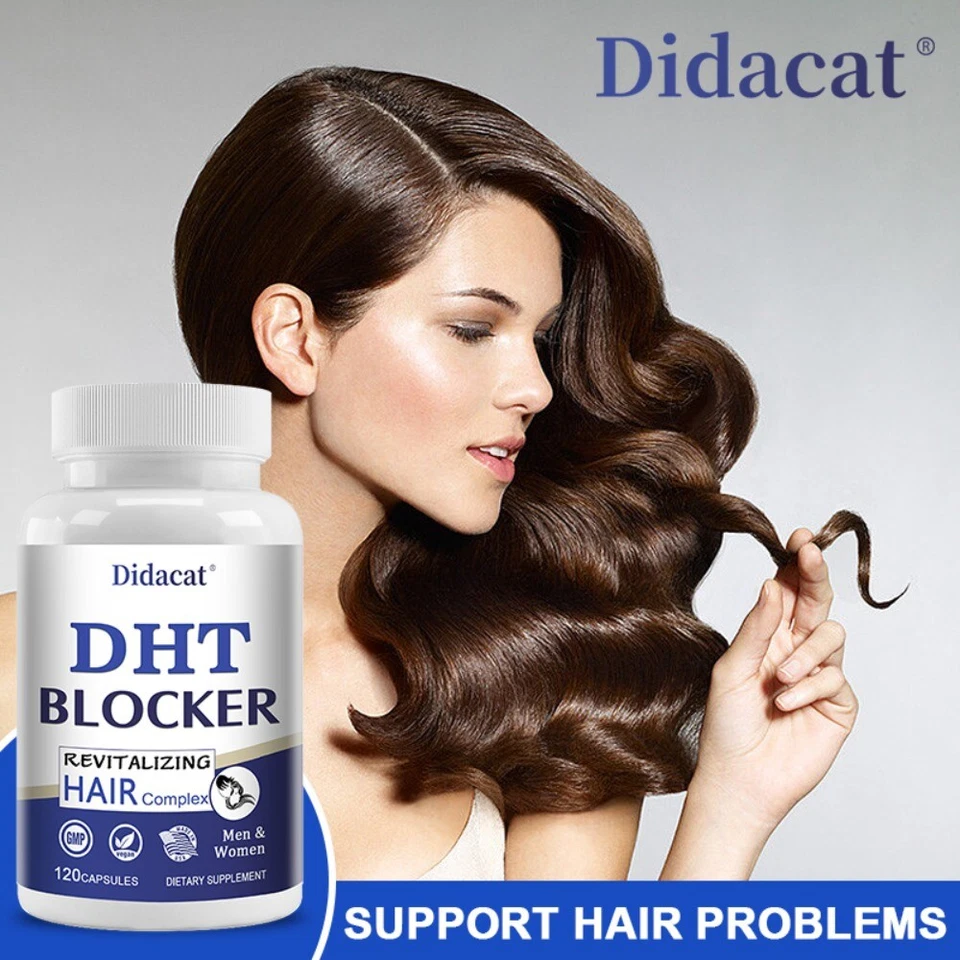 DHT Blocker mit Biotin - Steigert das Haarwachstum Beste Haarvitamine für Frauen & Männer - Bild 3 von 4