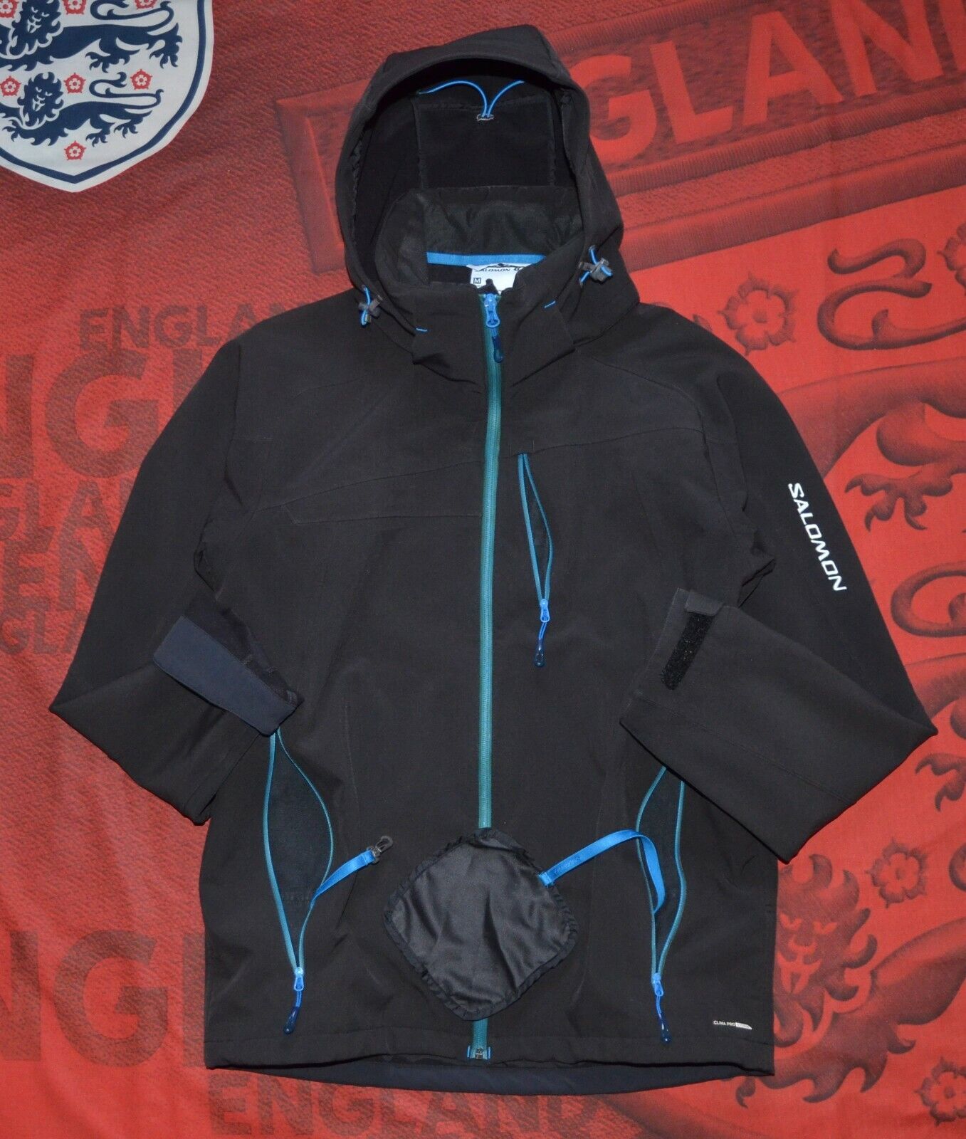 uanset Eksperiment velordnet Salomon Clima Pro Storm 20000 Ski Jacket Black WinterSport Clothing  Snowbord | eBay