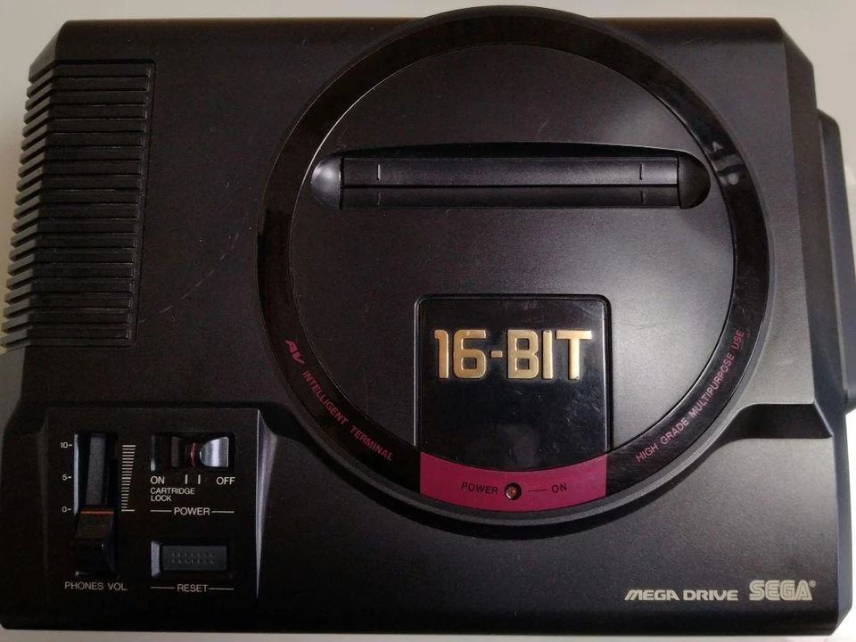 Consola CD MEGA HAA-2910 SEGA Genesis Sistema Probado Color Negro para piezas  Foto 2 de 4