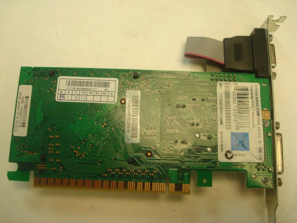 EVGA Nvidia Geforce 8400GS 512 MB VRAM Video Card GPU VGA DVI HDMI - Image 3 of 3