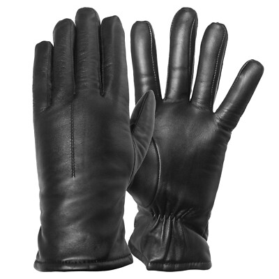 Manhattan Women's Classic Sherpa Lined Leather Gloves by Pratt and Hart
