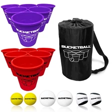 BucketBall - Team Color Edition - Combo Pack (Purple/Red)