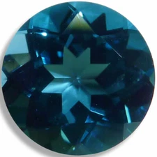 Natural Topaz London Blue Round (10 options) Faceted Loose Gems since 1989 USA