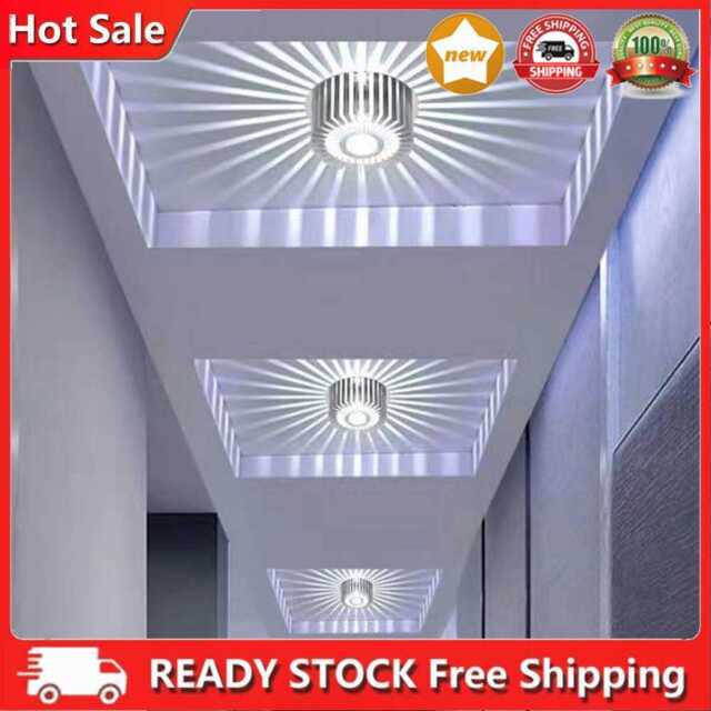 Apparecchio da soffitto LED risparmio energetico portico luce corridoio per camera da letto bagno