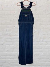 Vintage Liberty Bib Overalls Mens 30x32 Dark Wash Denim Workwear Carpenter USA