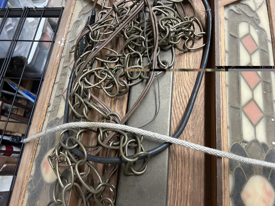 Lámpara de mesa de billar estilo Tiffany colgante luz de billar para araña de sala de juegos Foto 4 de 4