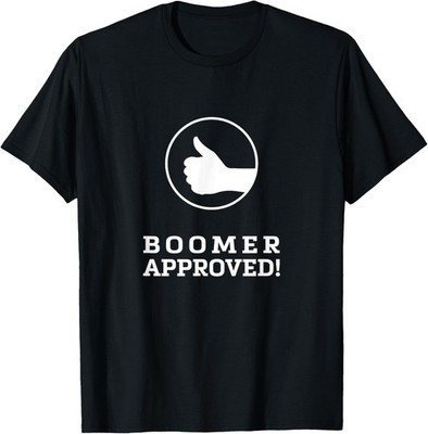 Boomer Approved Thumbs Up Funny Mature Approval Novelty T-Shirt