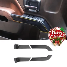 Carbon Fiber Door Handle Panel Cover Trim for 2014-18 Chevy Silverado GMC Sierra