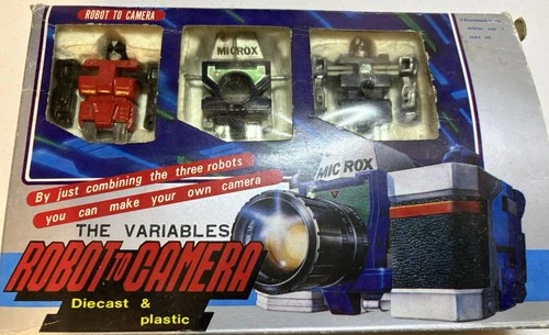 1985 Lucky Star ROBOT TO CAMERA Transforming Voltron Style Toy. Vintage. RARE!
