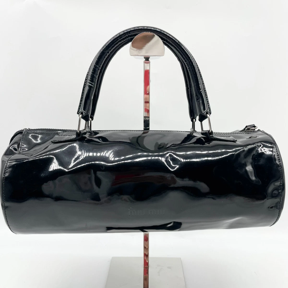 Black Leather Exterior Miu Miu Bags & Handbags for Women for sale