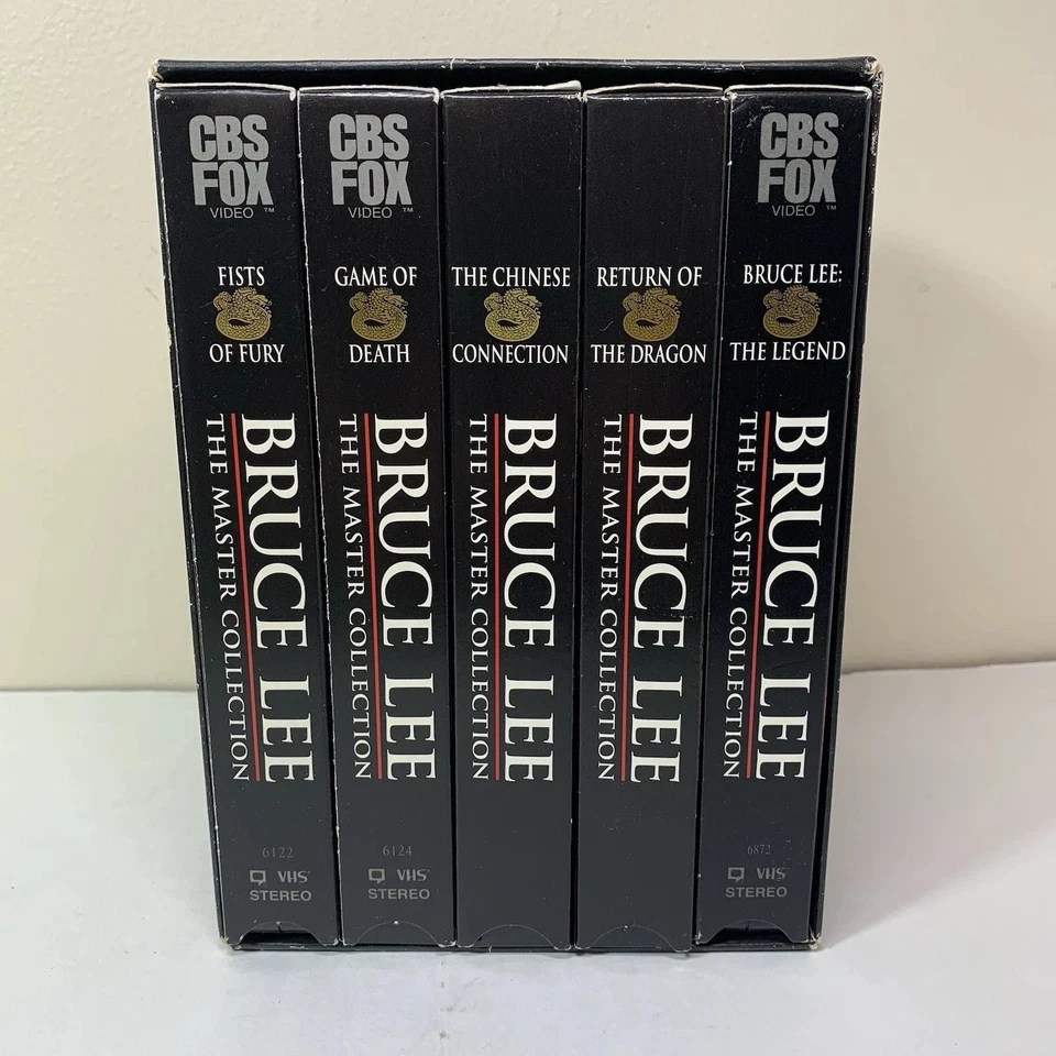 VTG Bruce Lee: The Master Collection (VHS 5 Kung Fu Cassette Tape Box Set) - Imagem 2 de 3
