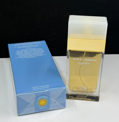 NEW Dolce Gabbana Light Blue Sun Pour Femme Eau De Toilette Spray
