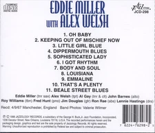EDDIE MILLER - WITH ALEX WELSH * NEW CD