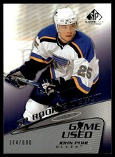 2003-04 SP Game Used John Pohl Rookie 374/600 St. Louis Blues #124