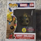 Funko Pop! Vinyl Marvel Holiday Groot #530 Glow in the Dark Special Edition