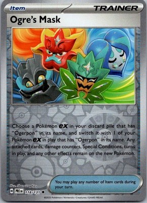 Ogre's Mask Uncommon SV: Prismatic Evolutions 118/131 NM