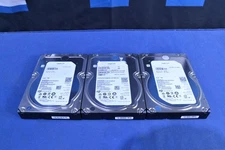 Lot 3 x Seagate ST4000NM0025 3.5" 4TB SAS Hard Drive 1YZ207-038 (C100702)