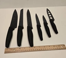 Nutriblade 6 PC Knife Set by Granitestone, Professional Kitchen Chef�s Knives